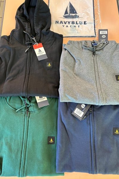 FELPA UOMO CON ZIP E CAPPUCCIO